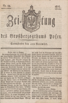 Zeitung des Großherzogthums Posen. 1816, Nr. 88 (2 November) + dod.