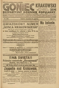 Goniec Krakowski : bezpartyjny dziennik popularny. 1921, nr 348
