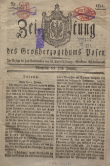 Zeitung des Großherzogthums Posen. 1821, Nr. 1 (3 Januar) + dod.