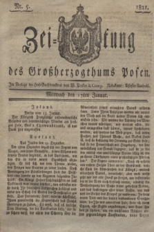 Zeitung des Großherzogthums Posen. 1821, Nr. 5 (17 Januar) + dod.