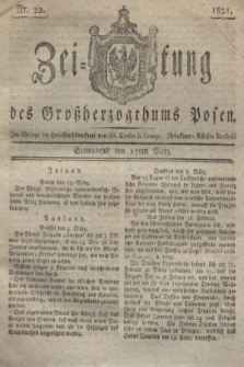 Zeitung des Großherzogthums Posen. 1821, Nr. 22 (17 März) + dod.