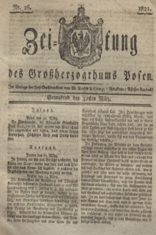 Zeitung des Großherzogthums Posen. 1821, Nr. 26 (31 März) + dod.