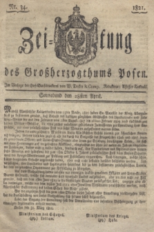 Zeitung des Großherzogthums Posen. 1821, Nr. 34 (28 April) + dod.