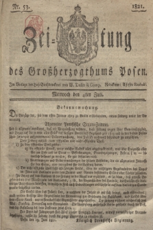 Zeitung des Großherzogthums Posen. 1821, Nr. 53 (4 Juli)