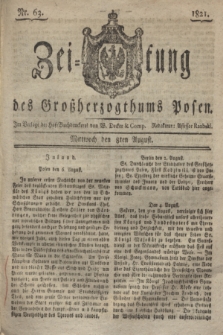 Zeitung des Großherzogthums Posen. 1821, Nr. 63 (8 August)