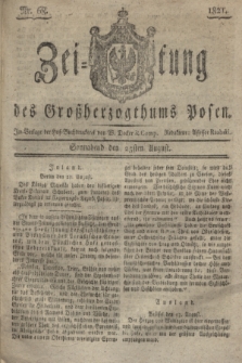 Zeitung des Großherzogthums Posen. 1821, Nr. 68 (25 August) + dod.