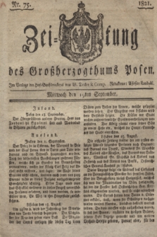 Zeitung des Großherzogthums Posen. 1821, Nr. 75 (19 September)
