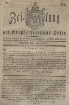 Zeitung des Großherzogthums Posen. 1821, Nr. 81 (10 October)