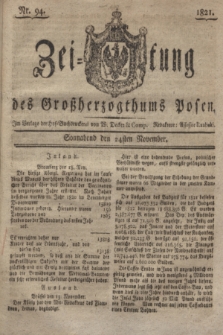 Zeitung des Großherzogthums Posen. 1821, No 94 (24 November) + dod.