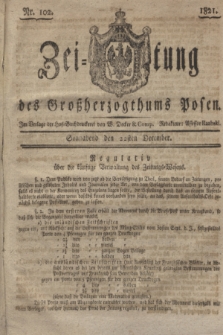 Zeitung des Großherzogthums Posen. 1821, Nr. 102 (22 Dezember) + dod.