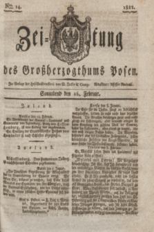 Zeitung des Großherzogthums Posen. 1822, Nro. 14 (16 Februar)