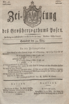 Zeitung des Großherzogthums Posen. 1822, Nro. 26 (30 März) + dod.
