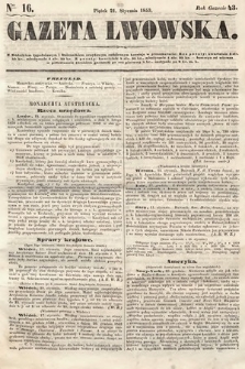 Gazeta Lwowska. 1853, nr 16