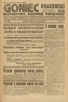 Goniec Krakowski : bezpartyjny dziennik popularny. 1921, nr 355