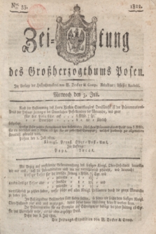 Zeitung des Großherzogthums Posen. 1822, Nro. 53 (3 Juli) + dod.
