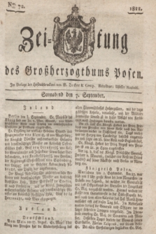 Zeitung des Großherzogthums Posen. 1822, Nro. 72 (7 September)