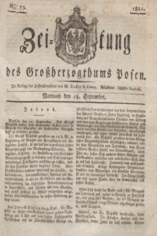 Zeitung des Großherzogthums Posen. 1822, Nro. 75 (18 September) + dod.