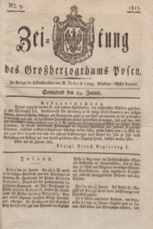 Zeitung des Großherzogthums Posen. 1825, Nro. 9 (29 Januar) + dod.