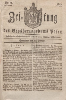 Zeitung des Großherzogthums Posen. 1825, Nro. 13 (12 Februar) + dod.
