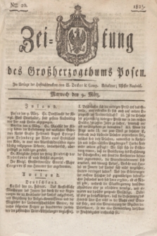 Zeitung des Großherzogthums Posen. 1825, Nro. 20 (9 März) + dod.