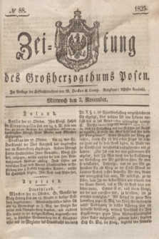 Zeitung des Großherzogthums Posen. 1825, № 88 (2 November) + dod.