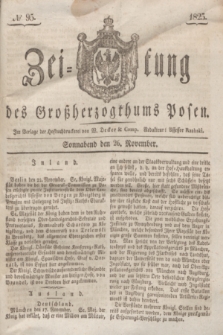 Zeitung des Großherzogthums Posen. 1825, № 95 (26 November) + dod.