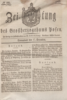 Zeitung des Großherzogthums Posen. 1825, № 101 (17 December) + dod.