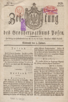 Zeitung des Großherzogthums Posen. 1828, № 1 (2 Januar) + dod.