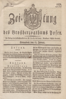 Zeitung des Großherzogthums Posen. 1828, № 4 (12 Januar) + dod.