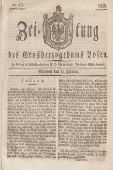 Zeitung des Großherzogthums Posen. 1828, № 13 (13 Februar) + dod.