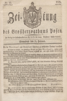 Zeitung des Großherzogthums Posen. 1828, № 16 (23 Februar) + dod.