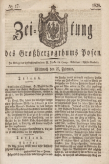Zeitung des Großherzogthums Posen. 1828, № 17 (27 Februar) + dod.