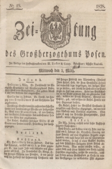 Zeitung des Großherzogthums Posen. 1828, № 19 (5 März) + dod.