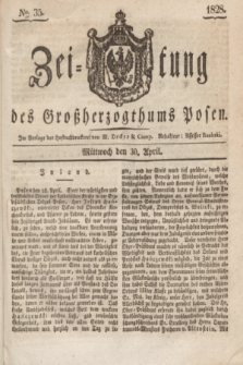 Zeitung des Großherzogthums Posen. 1828, № 35 (30 April) + dod.