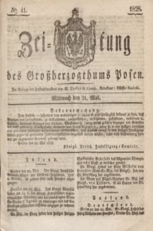 Zeitung des Großherzogthums Posen. 1828, № 41 (21 Mai) + dod.