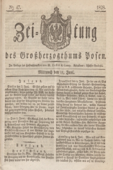 Zeitung des Großherzogthums Posen. 1828, № 47 (11 Juni) + dod.