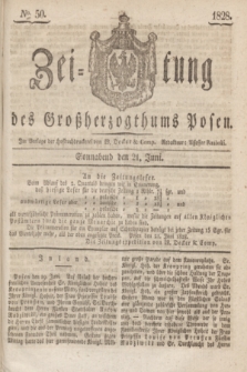 Zeitung des Großherzogthums Posen. 1828, № 50 (21 Juni) + dod.
