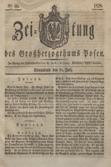 Zeitung des Großherzogthums Posen. 1828, № 60 (26 Juli) + dod.