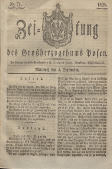 Zeitung des Großherzogthums Posen. 1828, № 71 (3 September) + dod.