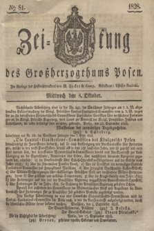 Zeitung des Großherzogthums Posen. 1828, № 81 (8 Oktober) + dod.