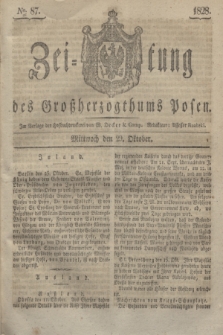 Zeitung des Großherzogthums Posen. 1828, № 87 (29 Oktober) + dod.