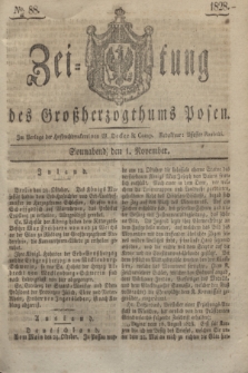 Zeitung des Großherzogthums Posen. 1828, № 88 (1 November) + dod.
