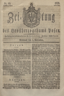 Zeitung des Großherzogthums Posen. 1828, № 89 (5 November) + dod.