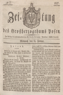 Zeitung des Großherzogthums Posen. 1827, № 7 (24 Januar) + dod.