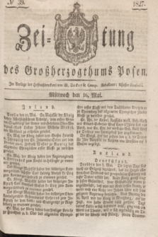 Zeitung des Großherzogthums Posen. 1827, № 39 (16 Mai) + dod.