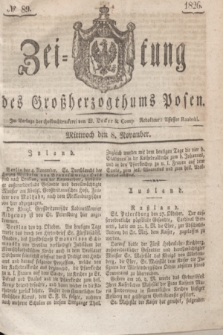 Zeitung des Großherzogthums Posen. 1826, № 89 (8 November) + dod.