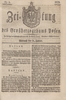 Zeitung des Großherzogthums Posen. 1829, № 8 (28 Januar) + dod.