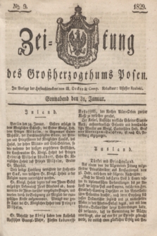 Zeitung des Großherzogthums Posen. 1829, № 9 (31 Januar) + dod.