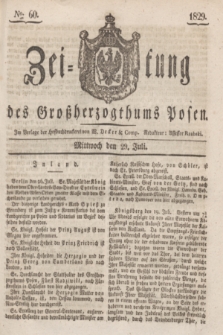 Zeitung des Großherzogthums Posen. 1829, № 60 (29 Juli) + dod.