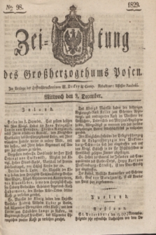 Zeitung des Großherzogthums Posen. 1829, № 98 (9 December) + dod.